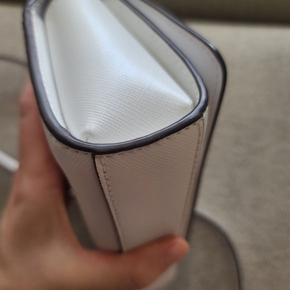 Kate Spade Madison Saffiano Leather Small Flap Crossbody Meringue - Picture 4 of 8